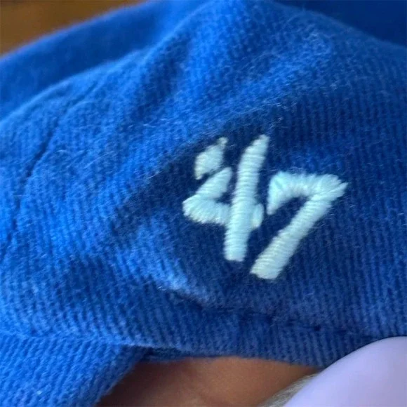 Denver Broncos Women's Adjustable Blue Cap 47 Brand NFL Hat - Picture 4 of 9